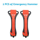 Car Emergency Hammer Window Glass Breaker Seat Belt Cutter Safety Escape Tool-1